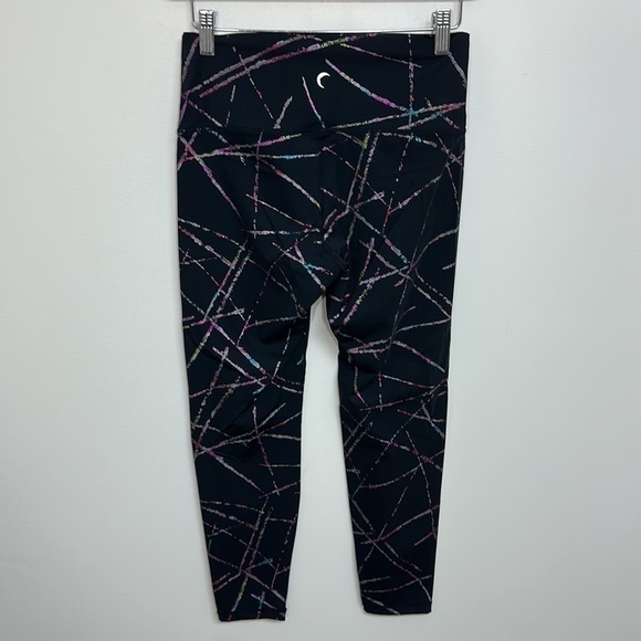 Zyia High Rise Abstract Metallic 7/8 Legging 6-8 - Picture 8 of 10